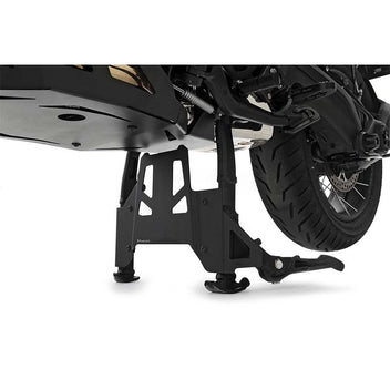 Plaque de protection de bequille centrale Wunderlich pour BMW R1300GS. Blackpines.fr