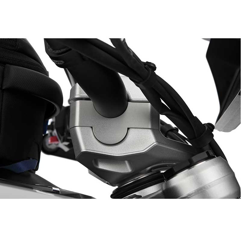 Rehausseur guidon 25mm Wunderlich ERGO pour BMW R1300GS. Blackpines.fr