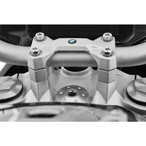 Rehausseur de guidon moto ERGO Wunderlich 20mm pour BMW sans GPS. Blackpines.fr