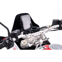 Saute vent moto noir Wunderlich Flowjet pour Ducati DesertX. Blackpines.fr