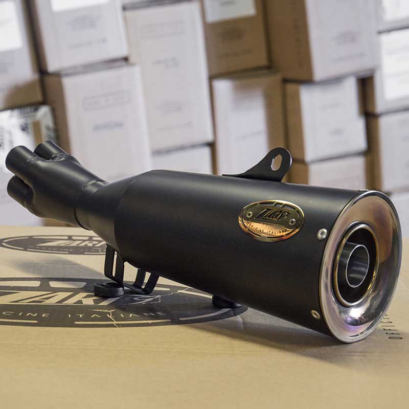 Echappement Zard pour BMW K100. Blackpines.fr