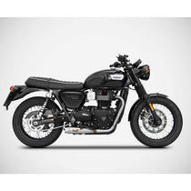 Ligne echappement court Zard pour Triumph Bonneville. Blackpines.fr