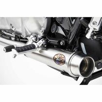 Ligne echappement court Zard pour Triumph Bonneville. Blackpines.fr