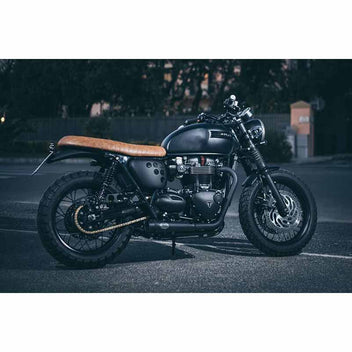 Ligne echappement court Zard pour Triumph Bonneville. Blackpines.fr