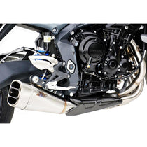 Silencieux racing Zard position basse pour Triumph Street Triple 675 (2013-2016).