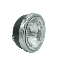 Phare moto full led Vintage avec clignotants  blackpines.fr  blackpines.fr