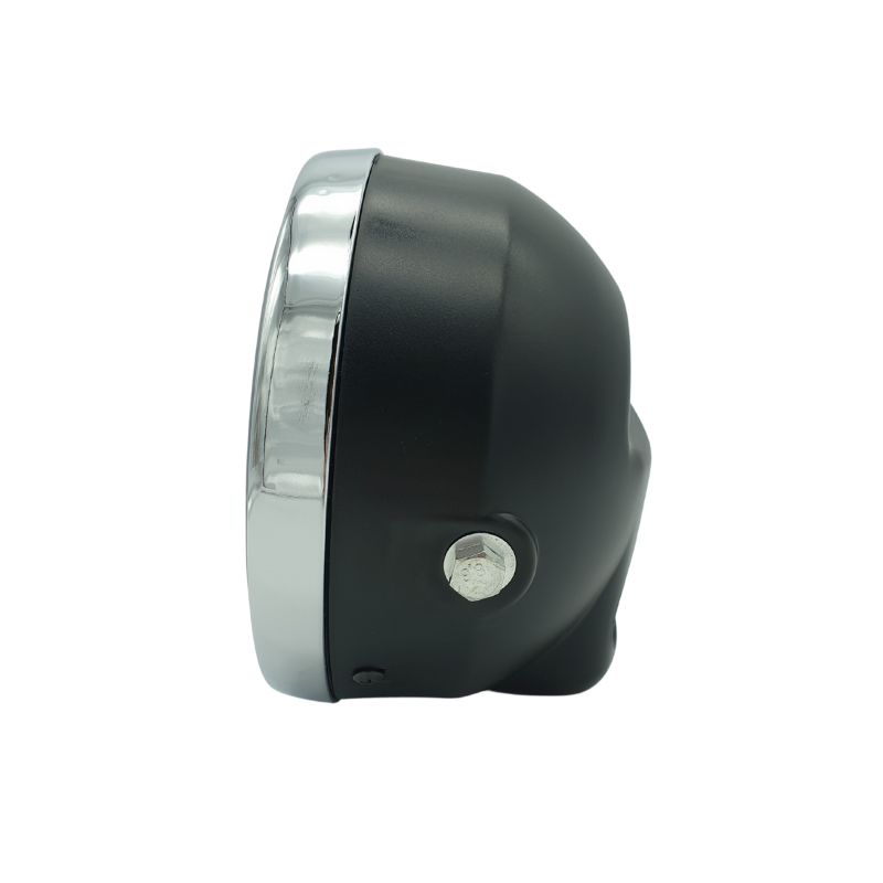 Phare moto full led Vintage avec clignotants  blackpines.fr  blackpines.fr