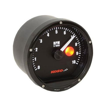 Compte tour KOSO D75 noir 10000rpm-blackpines.fr