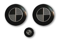 3 badges c icon black Ex-Motorcycle pour BMW R NineT. Blackpines.fr