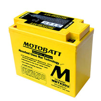 Batterie 4 poles Motobatt MBTX20U 12 V 21 Ah. Blackpines.fr