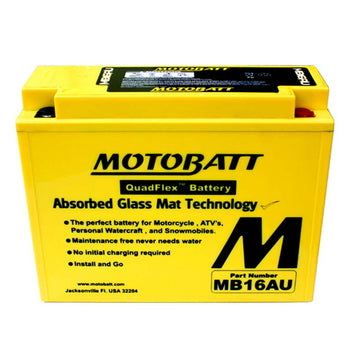 Batterie Motobatt AGM 12V MB16AU. Blackpines.fr