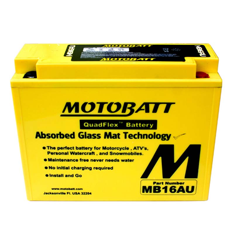 Batterie Motobatt AGM 12V MB16AU. Blackpines.fr