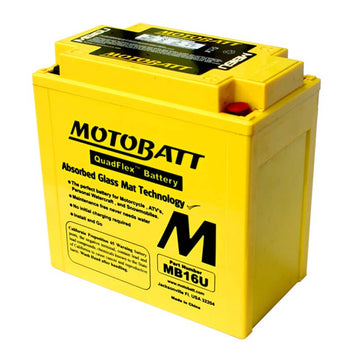 Batterie AGM Technology Motobatt 12 V MB16U. Blackpines.fr
