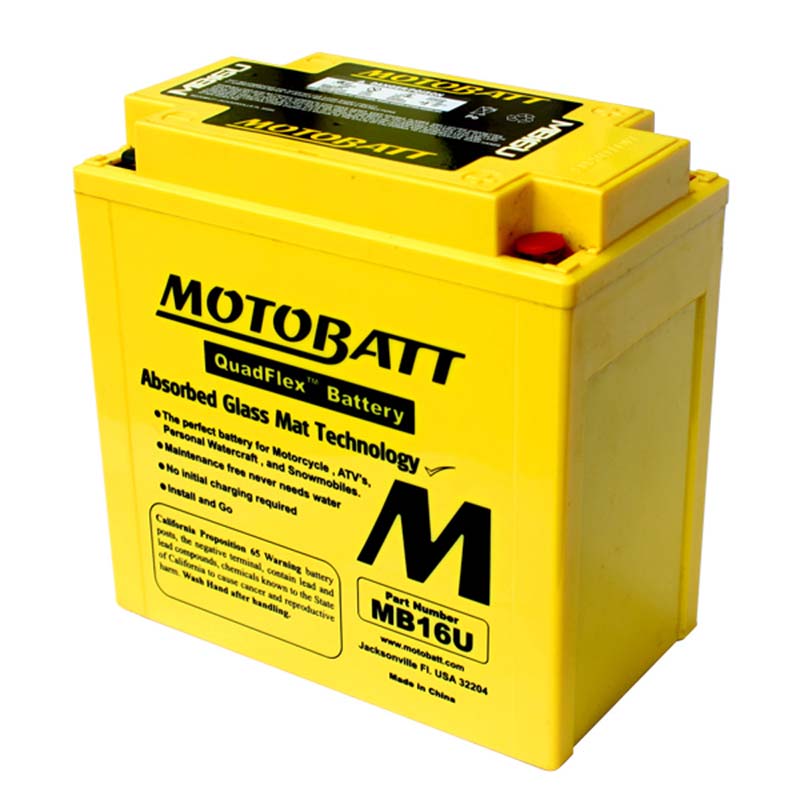 Batterie AGM Technology Motobatt 12 V MB16U. Blackpines.fr
