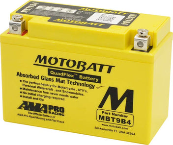 Batterie AGM 12 V 9 Ah Motobatt MBT9B4. Blackpines.fr