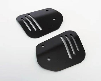 Paire de caches injection pour Royal Enfield 650 par Hedgehog Motorcycles. Blackpines.fr