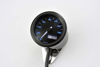 Compteur Daytona VELONA48 tricolore 140 km/h bleu. Blackpines.fr