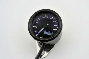 Compteur Daytona VELONA48 tricolore 200 km/h blanc. Blackpines.fr