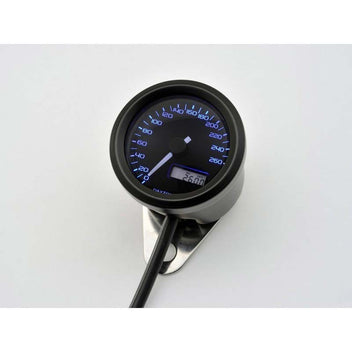 Compteur Daytona VELONA48 tricolore 260 km/h bleu. Blackpines.fr