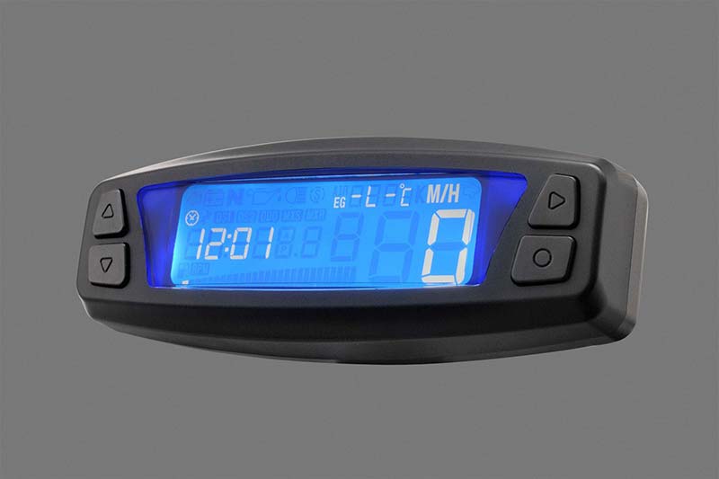 Compteur digital Daytona ASURA noir. Blackpines.fr.