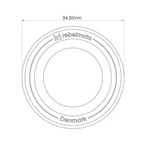 Embouts de guidon type 2 Rebelmoto. Blackpines.fr
