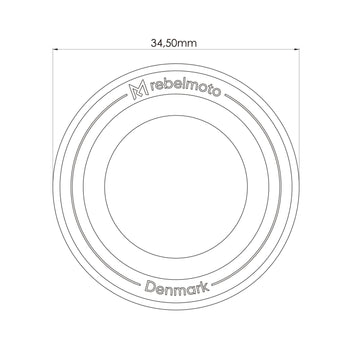 Embouts de guidon type 2 Rebelmoto. Blackpines.fr