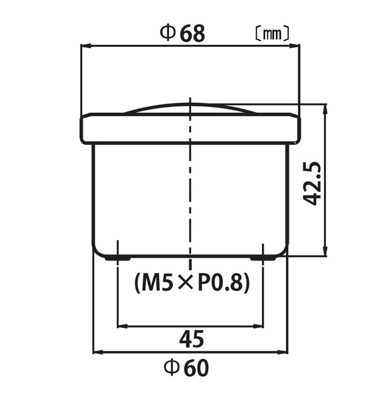 Dimensions des compteur vitesse Daytona Velona60. Blackpines.fr 