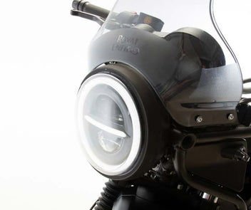 Phare LED 7 pouces pour Royal Enfield Himalayan. Blackpines.fr