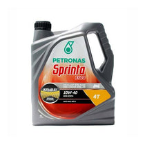 Huile moto semi synthetique Petronas Sprinta F500 10w40 4T 4 litres. Blackpines.fr