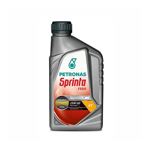 Huile moto semi synthetique petronas sprinta F500 15w50 4 temps. Blackpines.fr