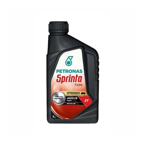 Huile moto minerale Petronas Sprinta T100 2 temps. Blackpines.fr