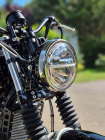 Phare optique LED 7 pouces Voyage marque Highsider. Blackpines.fr