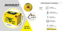 Batterie Motobatt AGM 12 V MBTZ10S. Blackpines.fr