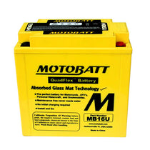 Batterie AGM Technology Motobatt 12 V MB16U. Blackpines.fr