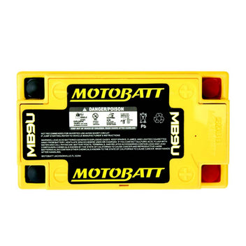 Batterie moto Motobatt AGM MB9U 11 Ah 12 V. Blackpines.fr