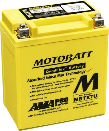 Batterie AGM Motobatt MBTX7U 8 Ah. Blackpines.fr