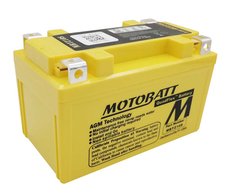 Batterie Motobatt AGM 12 V MBTZ10S. Blackpines.fr