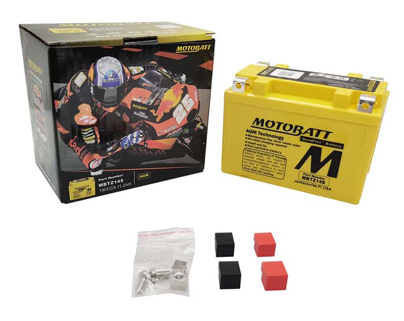 Batterie AGM Motobatt 12 V 11,2 Ah MBTZ14S. Blackpines.fr
