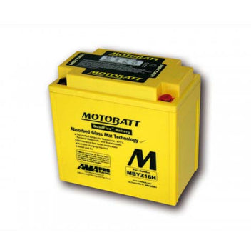 Batterie AGM Motobatt MBYZ16H 12V. Blackpines.fr