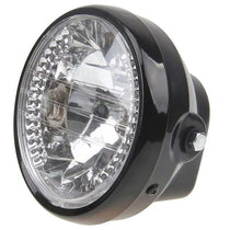 Phare moto Full LED rond avec clignotants.