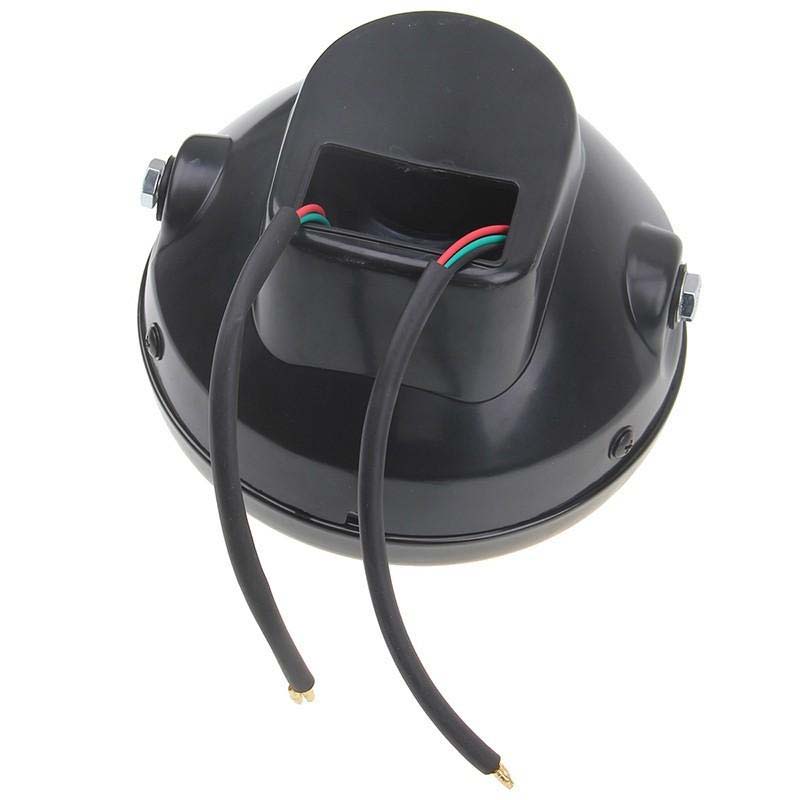 Phare moto Full LED rond avec clignotants.