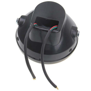 Phare moto Full LED rond avec clignotants.