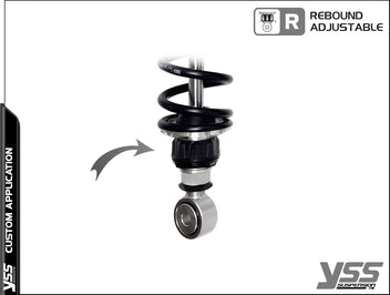 Amortisseur YSS universel Piggyback RG-CB-362-TRWL Aluminium. Blackpines.fr