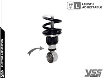 Amortisseur YSS universel Piggyback RG-CB-362-TRWL Aluminium. Blackpines.fr
