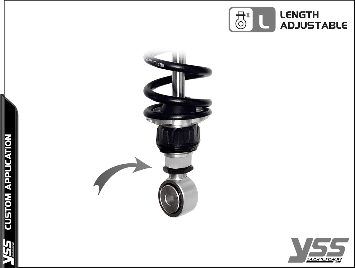 Amortisseur YSS universel Piggyback RG-CB-362-TRWL Aluminium. Blackpines.fr