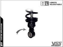 Amortisseur YSS universel Piggyback RG-CB-362-TRWL Full black. Blackpines.fr 