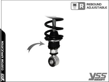 Amortisseur YSS universel Piggyback RG-CB-362-TRCL Aluminium. Blackpines.fr