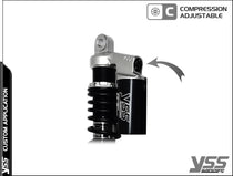 Amortisseur YSS universel Piggyback RG-CB-362-TRCL Aluminium. Blackpines.fr
