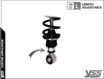 Amortisseur YSS universel Piggyback RG-CB-362-TRCL Aluminium. Blackpines.fr