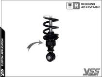 Amortisseur YSS Piggyback RG-MO-362-TRCL Full Black. Blackpines.fr